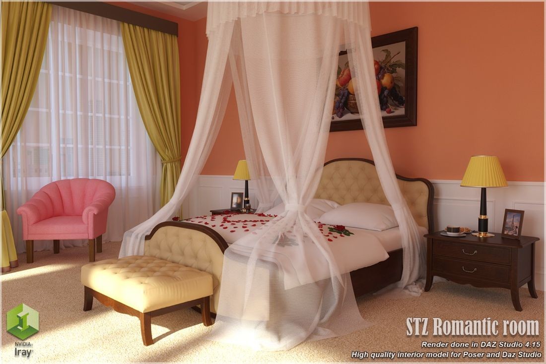 romantic bedroom