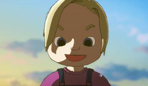 Little blond girl