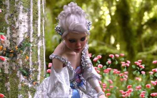 Fairy in a garden
