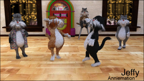 dancing cats