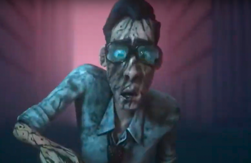 man covered in coffee