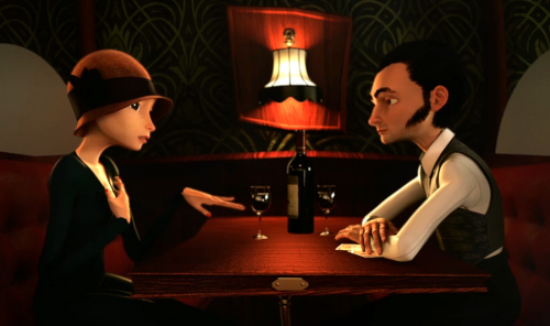 couple at table