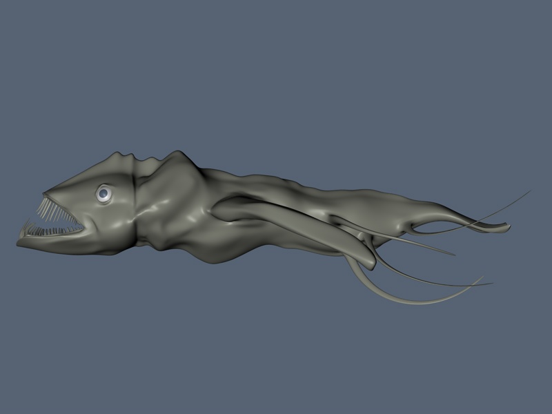 Scary monster, super creep. aka: Gongyla's fish. | Renderosity