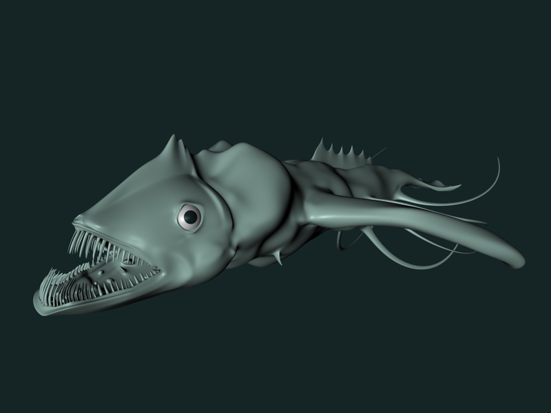 Scary monster, super creep. aka: Gongyla's fish. | Renderosity