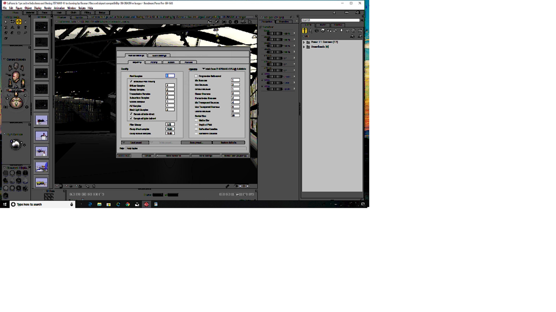 Pinholes in Firefly renders that are not in the lesser renderer ...