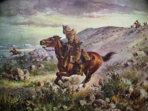 The Pony Express Rider by dakotabluemoon