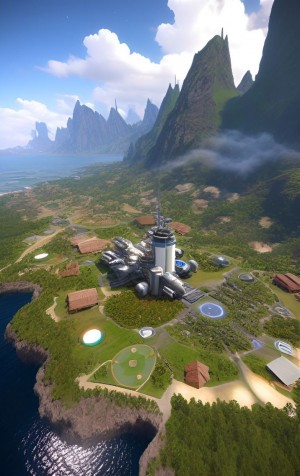 Colony on Gliese 1002 b by TinkerACW