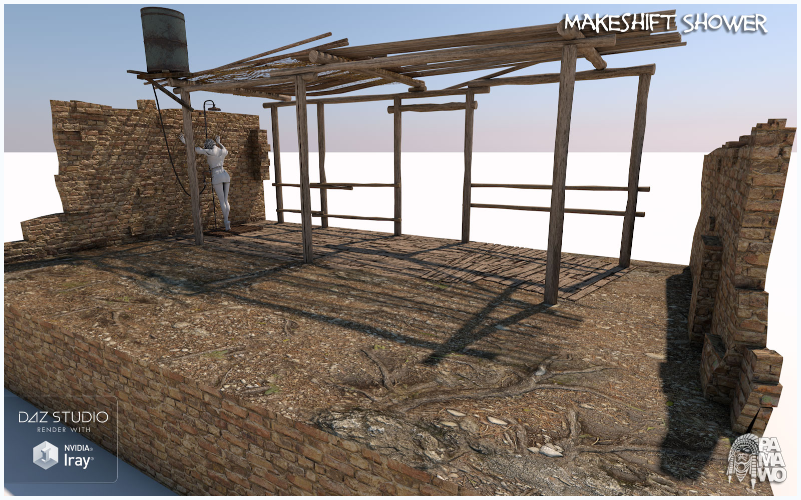 Makeshift Shower 3D Models pamawo