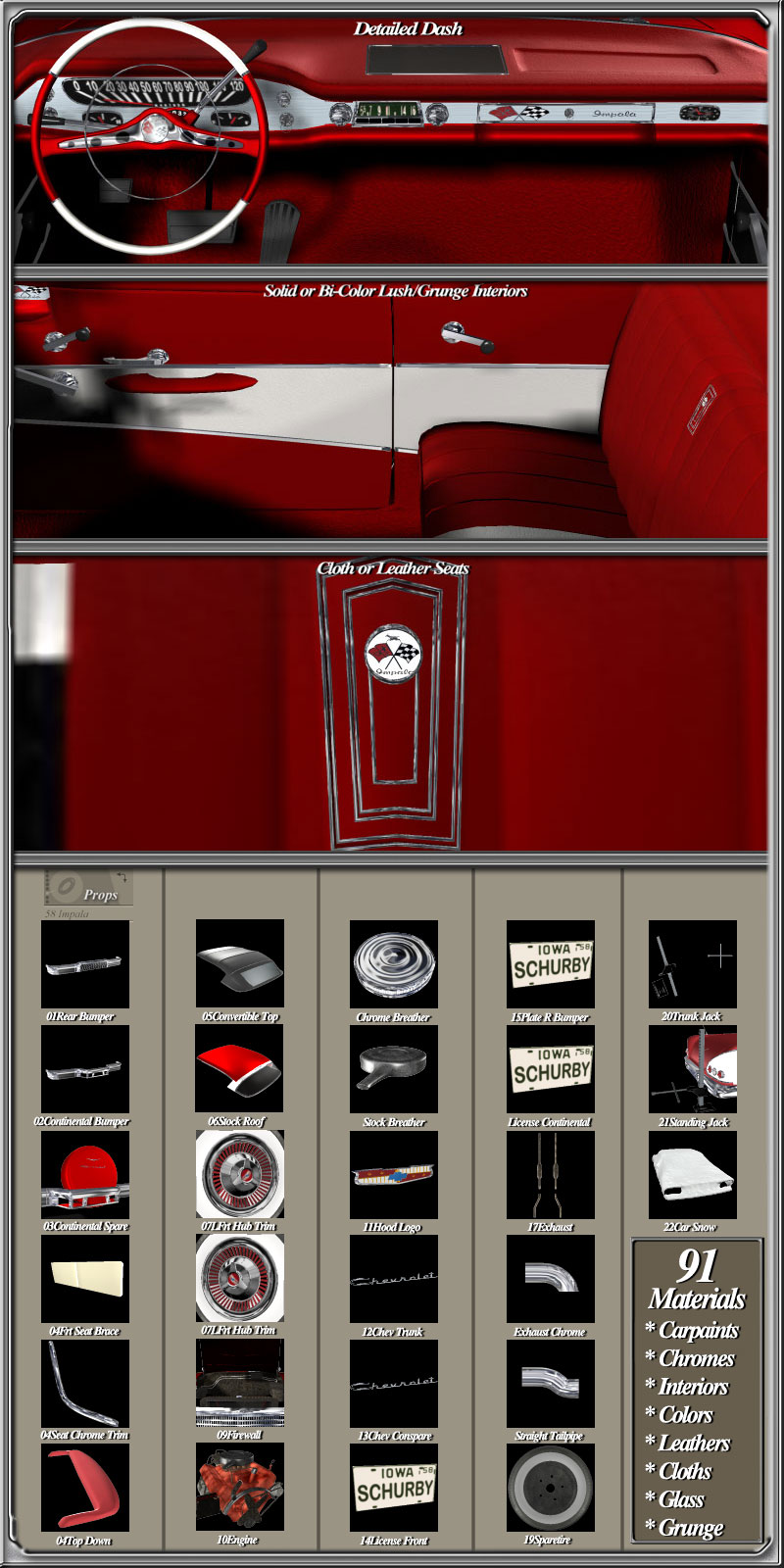 58 Impala Classic - Extended License by N/A