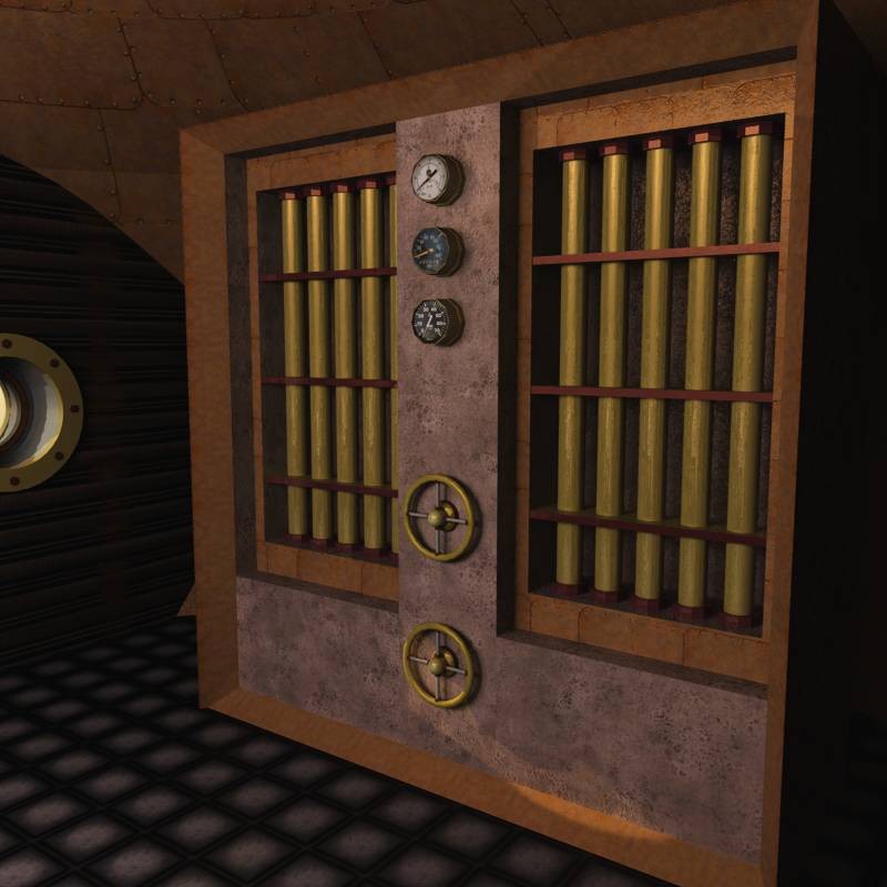 North Pole Steampunk Gas Station for Poser by N/A