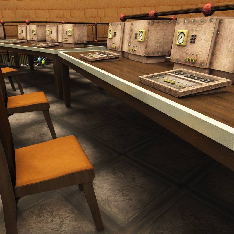 Elf Science Steampunk Lab for Poser by N/A