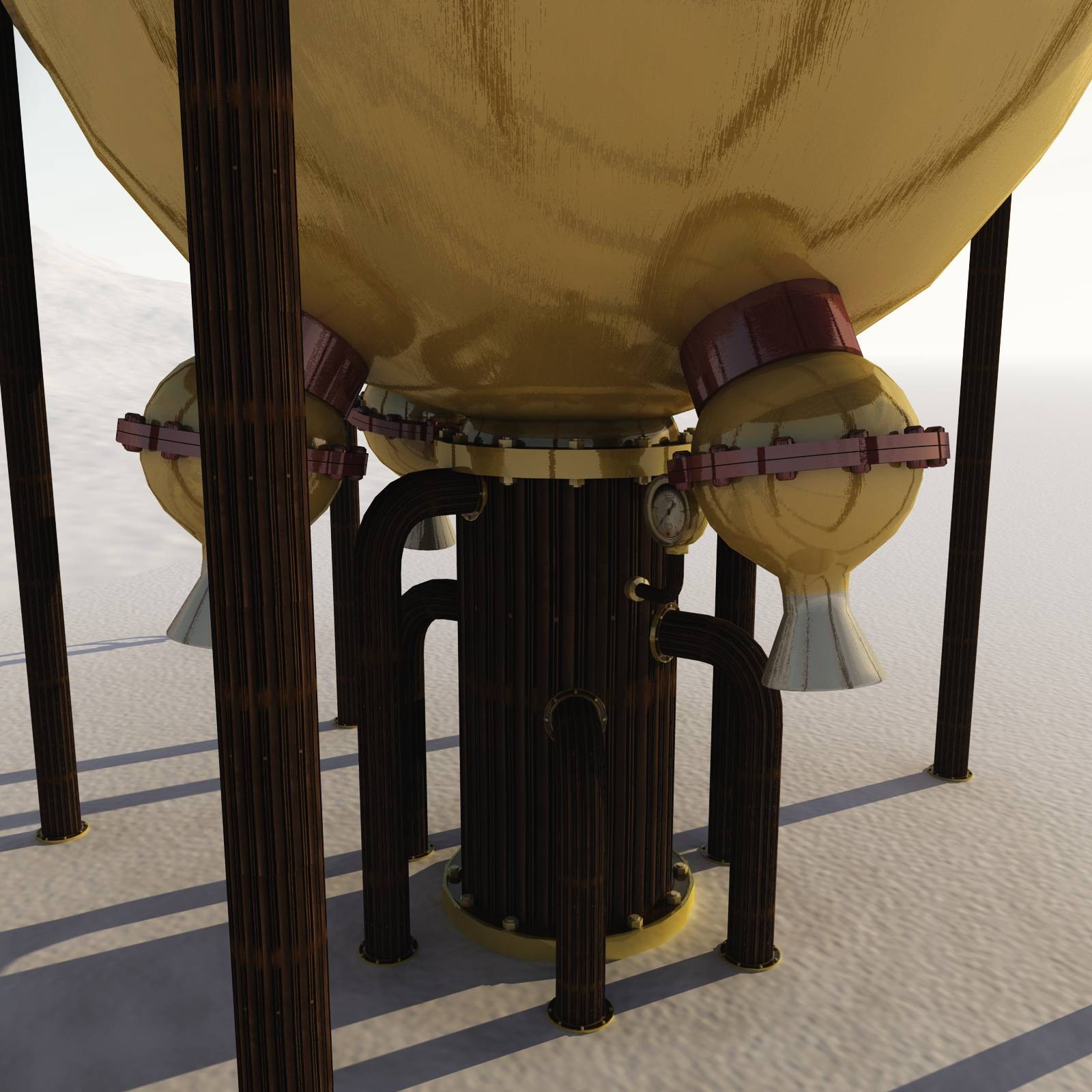 Christmas Steampunk Time Machine for Poser by N/A