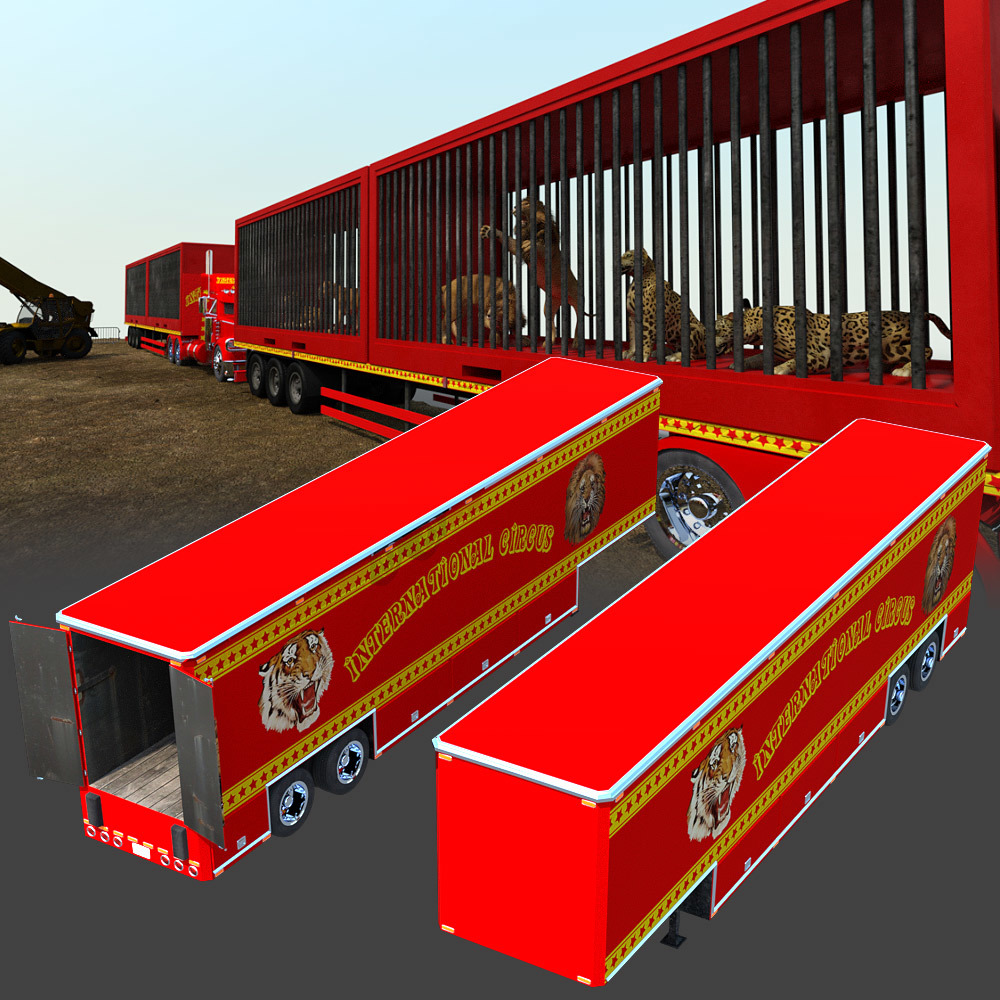 POWER CIRCUS VEHICLES for DS Iray by N/A