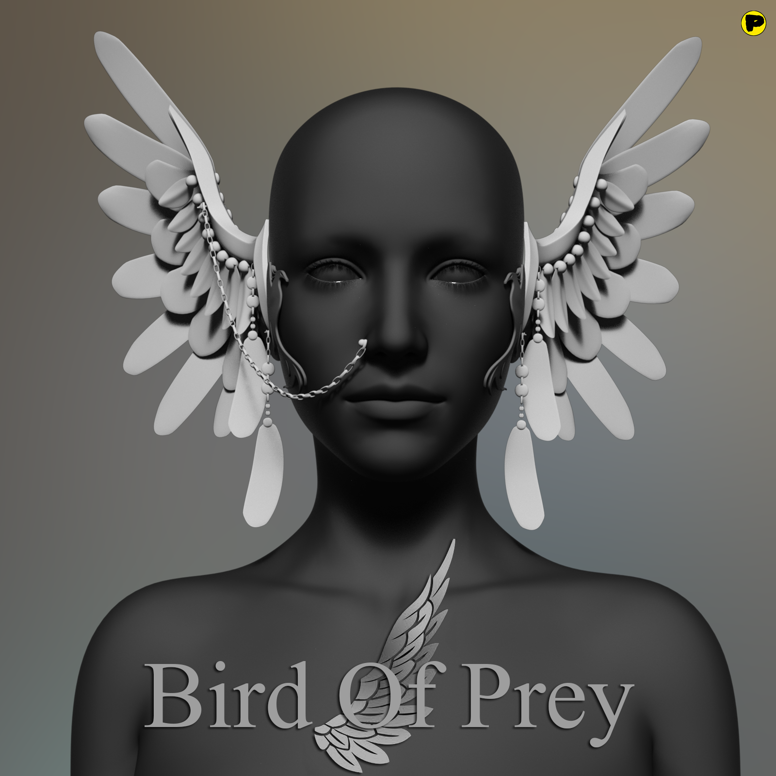 Bird Of Prey 3D Figure Assets Parallax3DArt