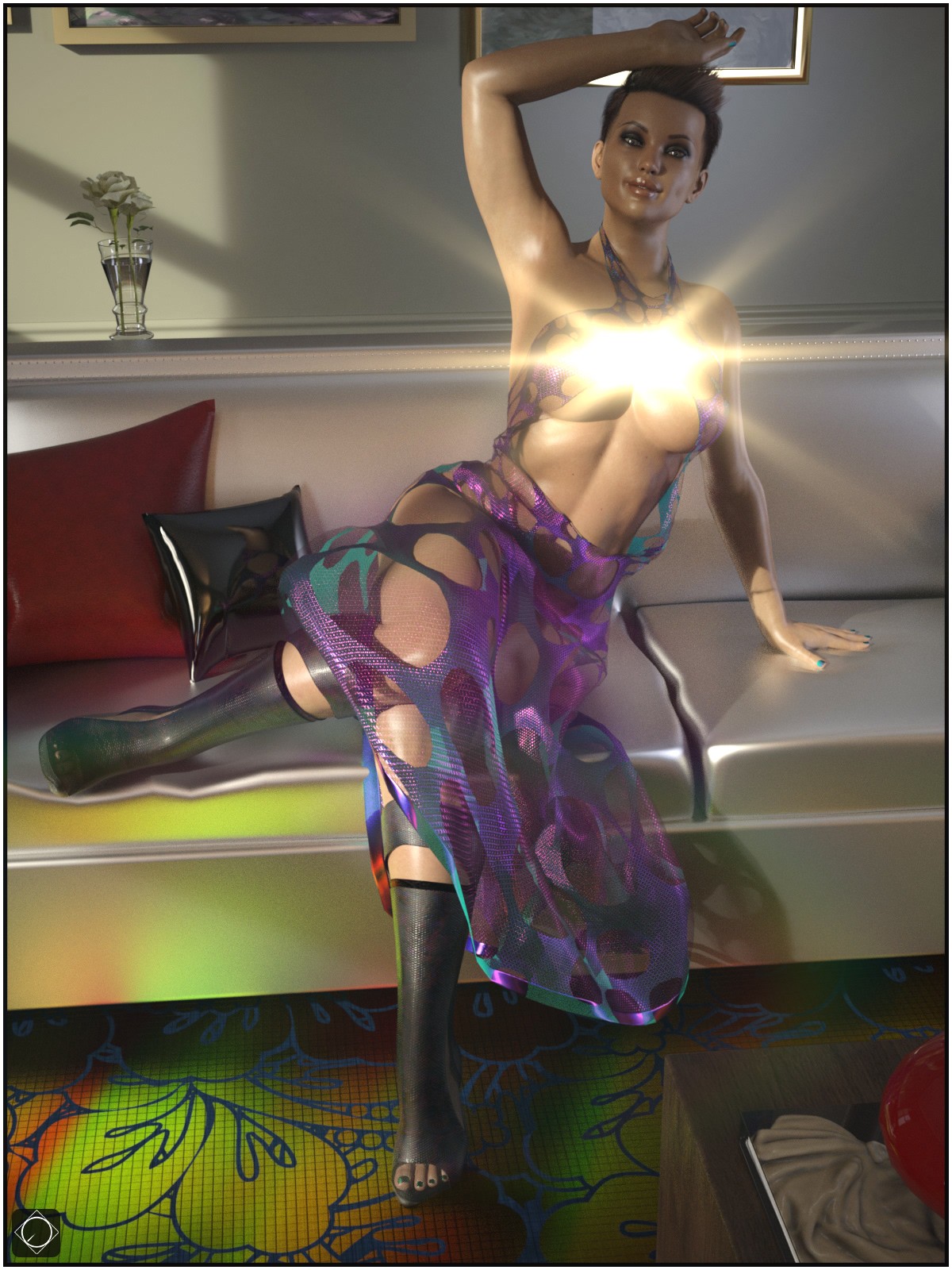 Drow Matriarch Heels for Genesis 8 Females by N/A