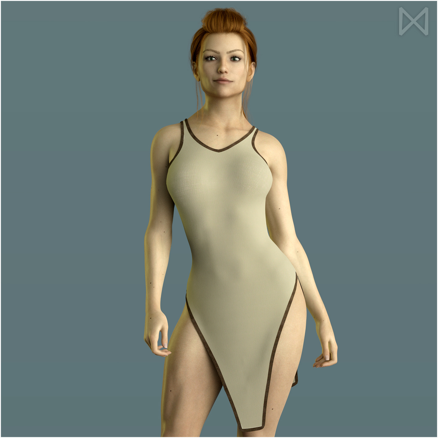 Arcadian Dress for G8F - dForce by N/A