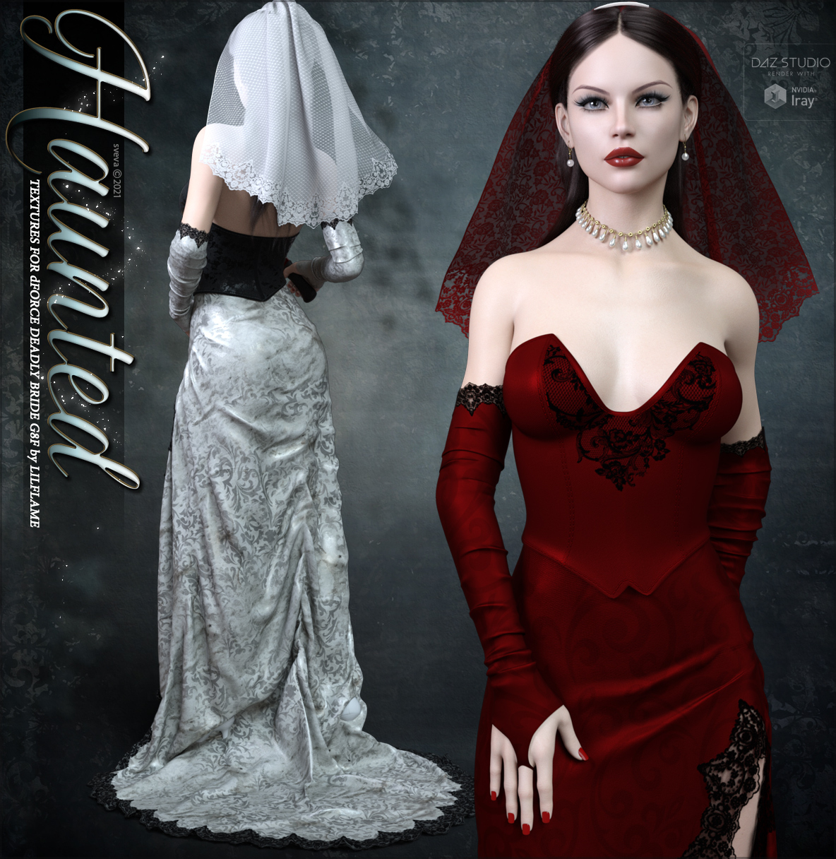 Haunted for dForce Deadly Bride G8F by N/A