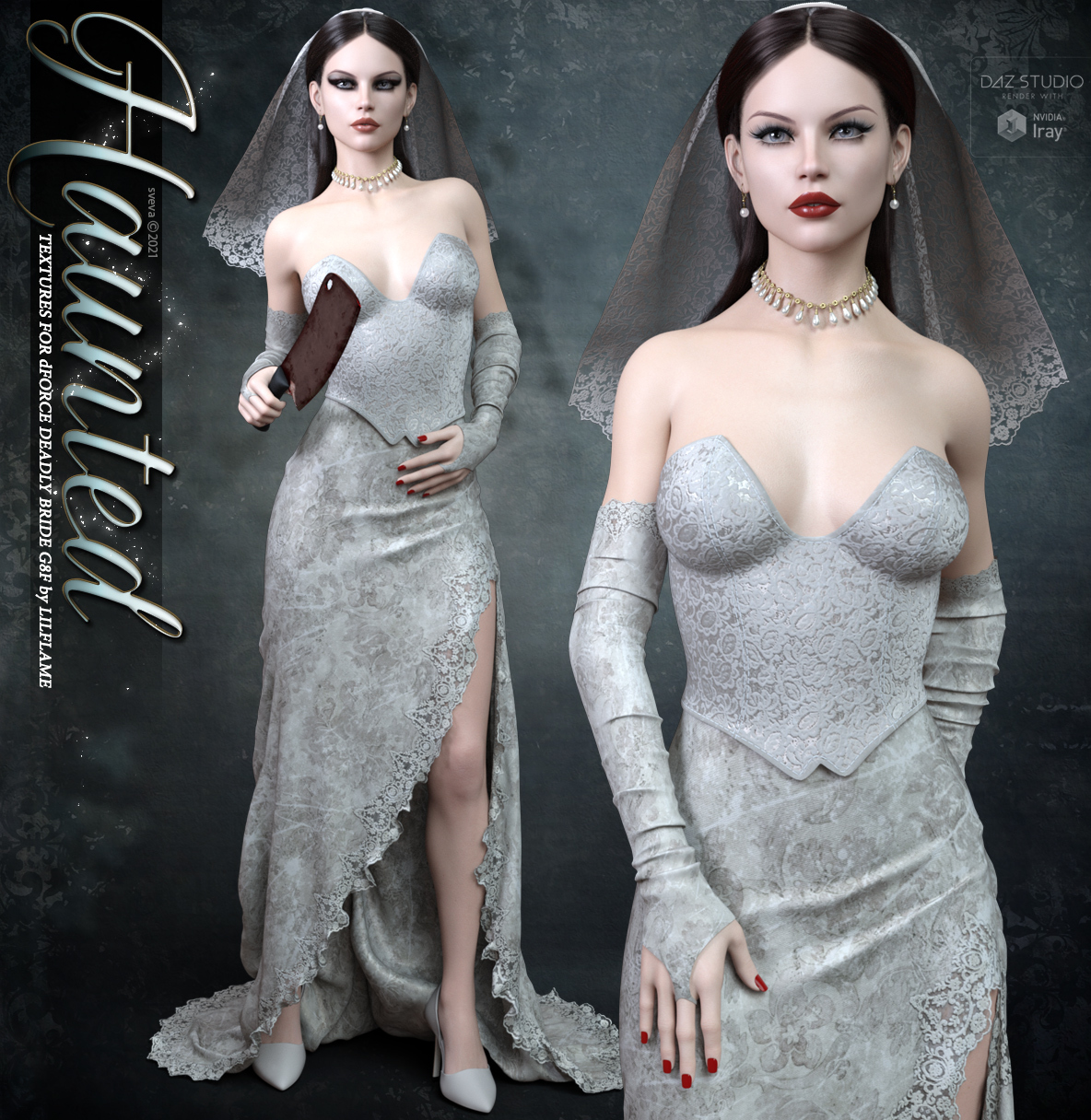 Haunted for dForce Deadly Bride G8F by N/A