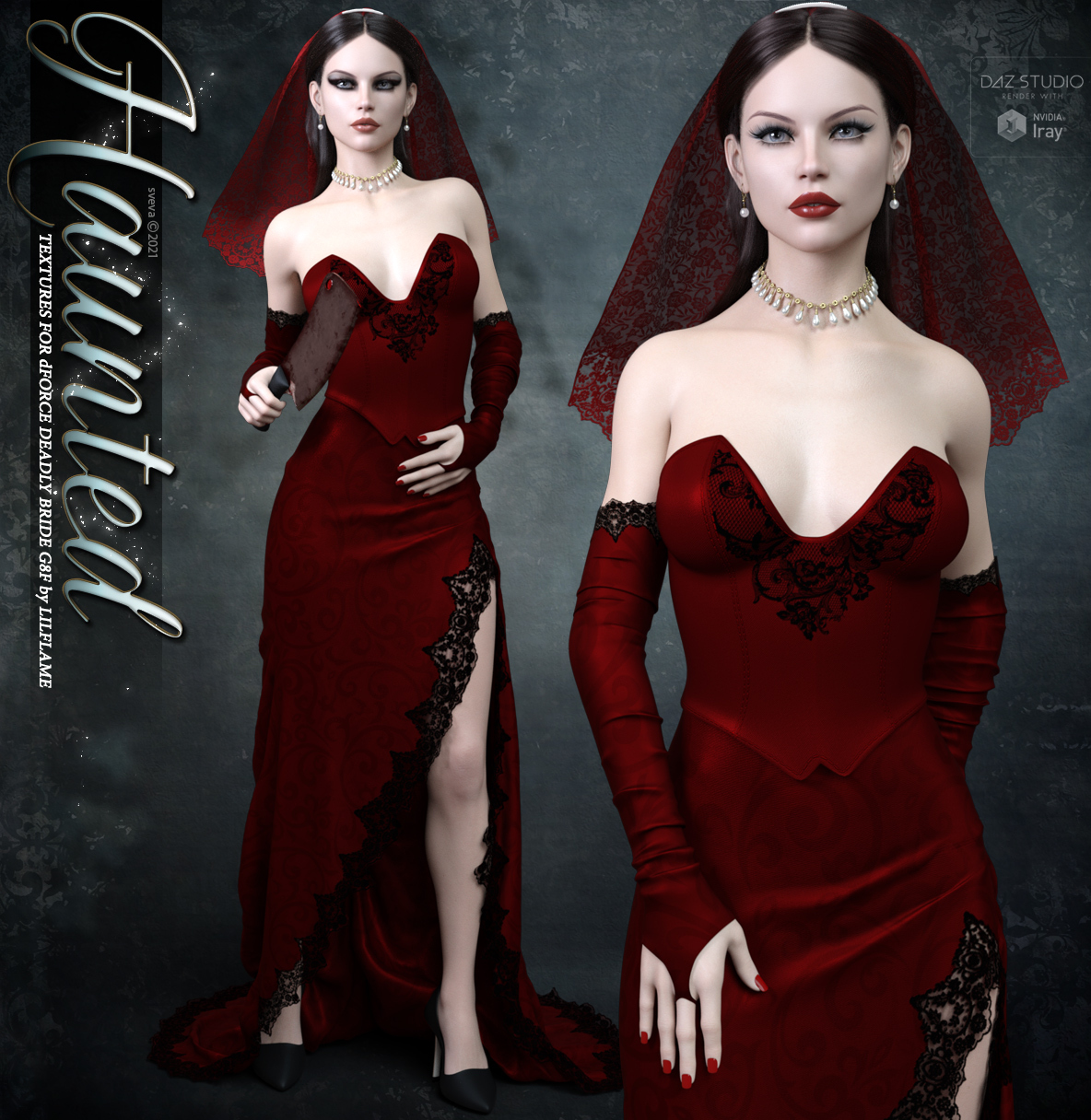 Haunted for dForce Deadly Bride G8F by N/A