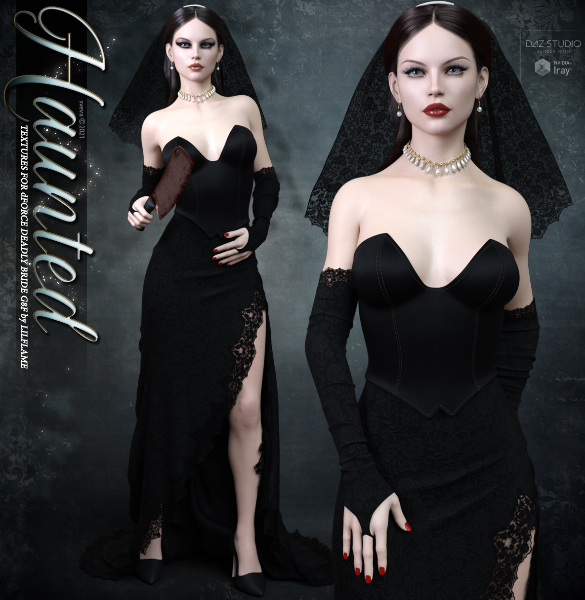 Haunted for dForce Deadly Bride G8F by N/A