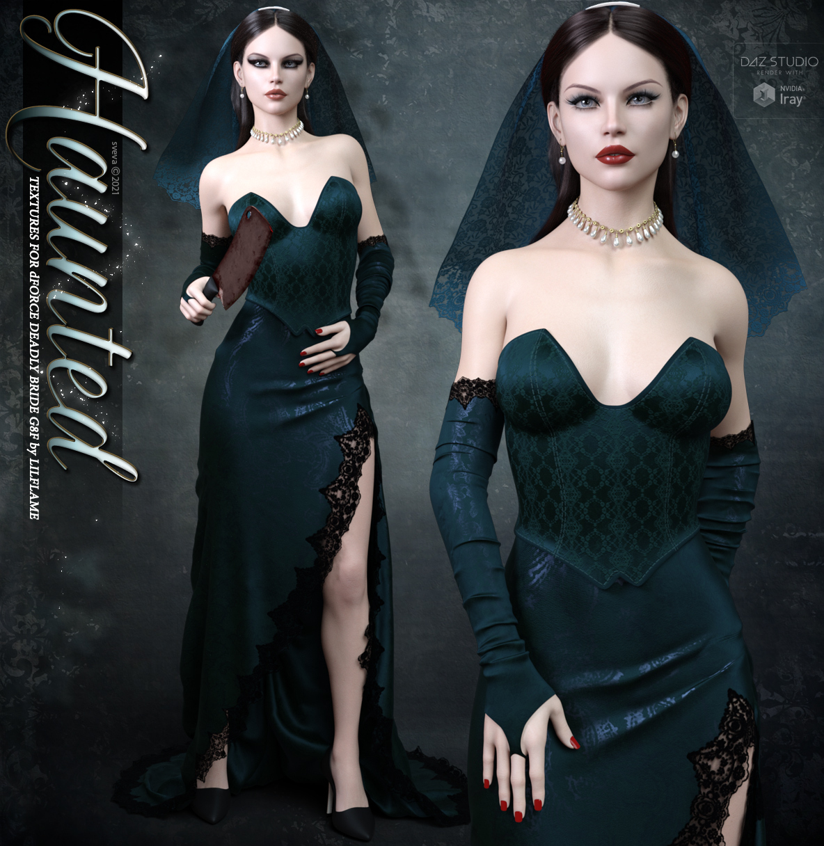 Haunted for dForce Deadly Bride G8F by N/A