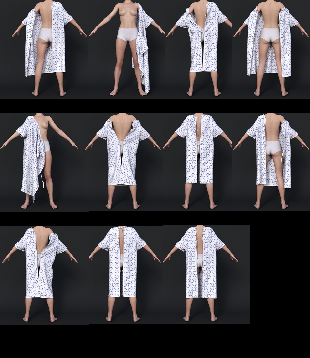 Through Pain DForce Outfit And Poses For Genesis 9 8 8 1 Females