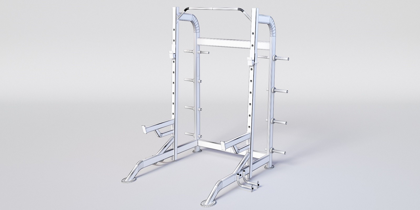 HALF RACK WITH PLATE HOLDERS by N/A