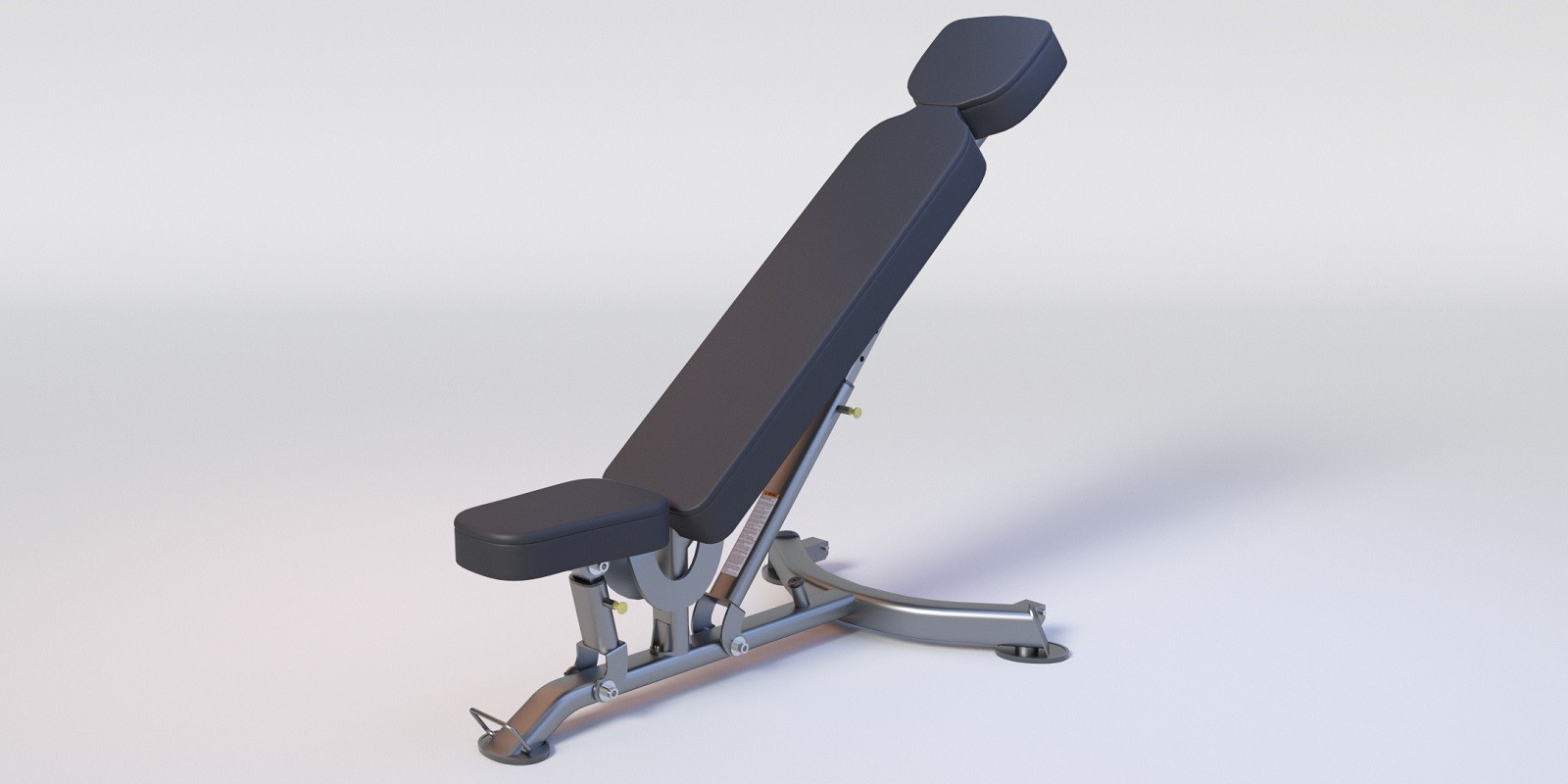 FLAT-INCLINE BENCH - Professional 3D Gym Model by N/A