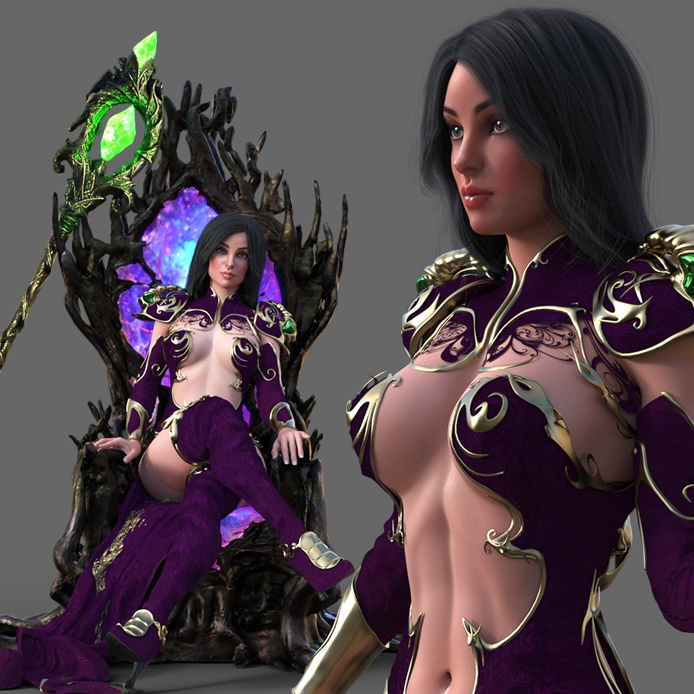 Purple Esmeralda for G8F by N/A