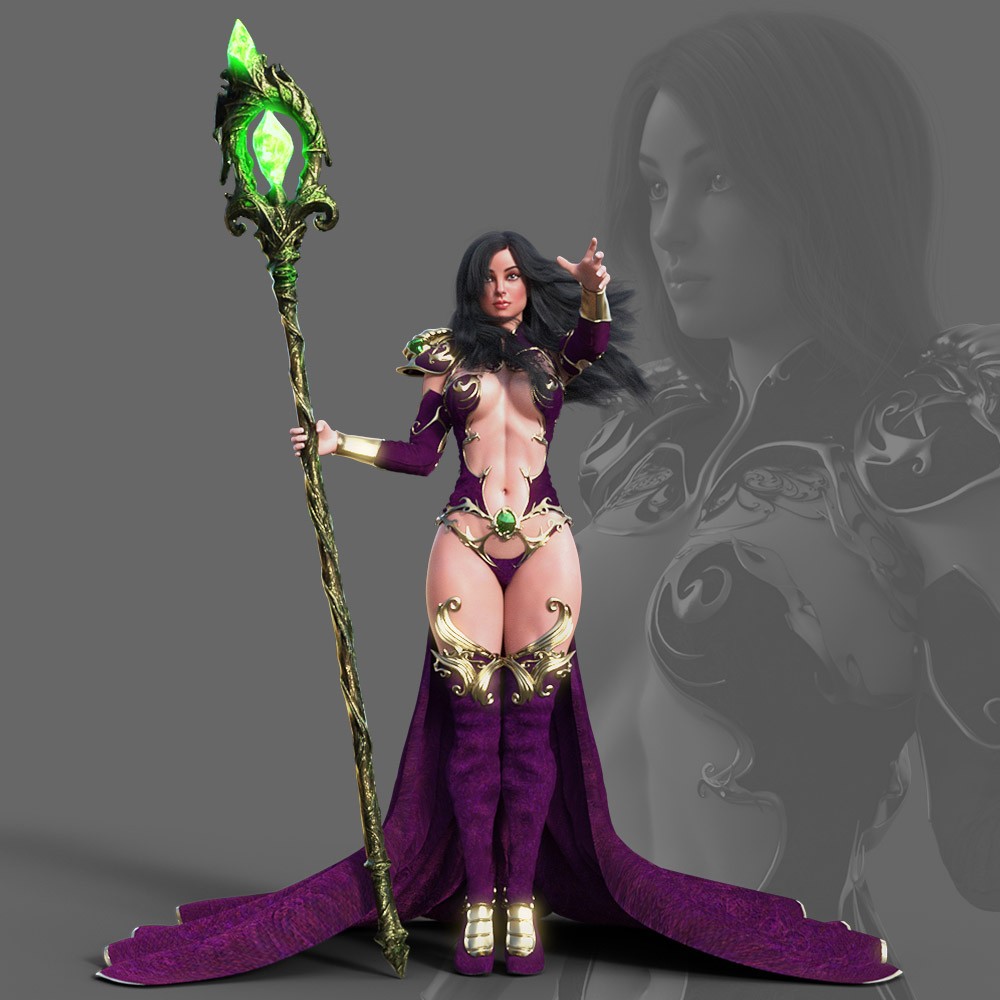 Purple Esmeralda for G8F by N/A