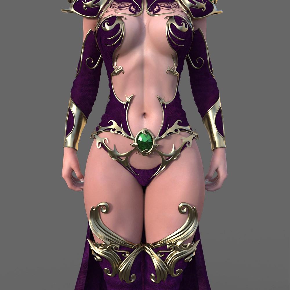 Purple Esmeralda for G8F by N/A