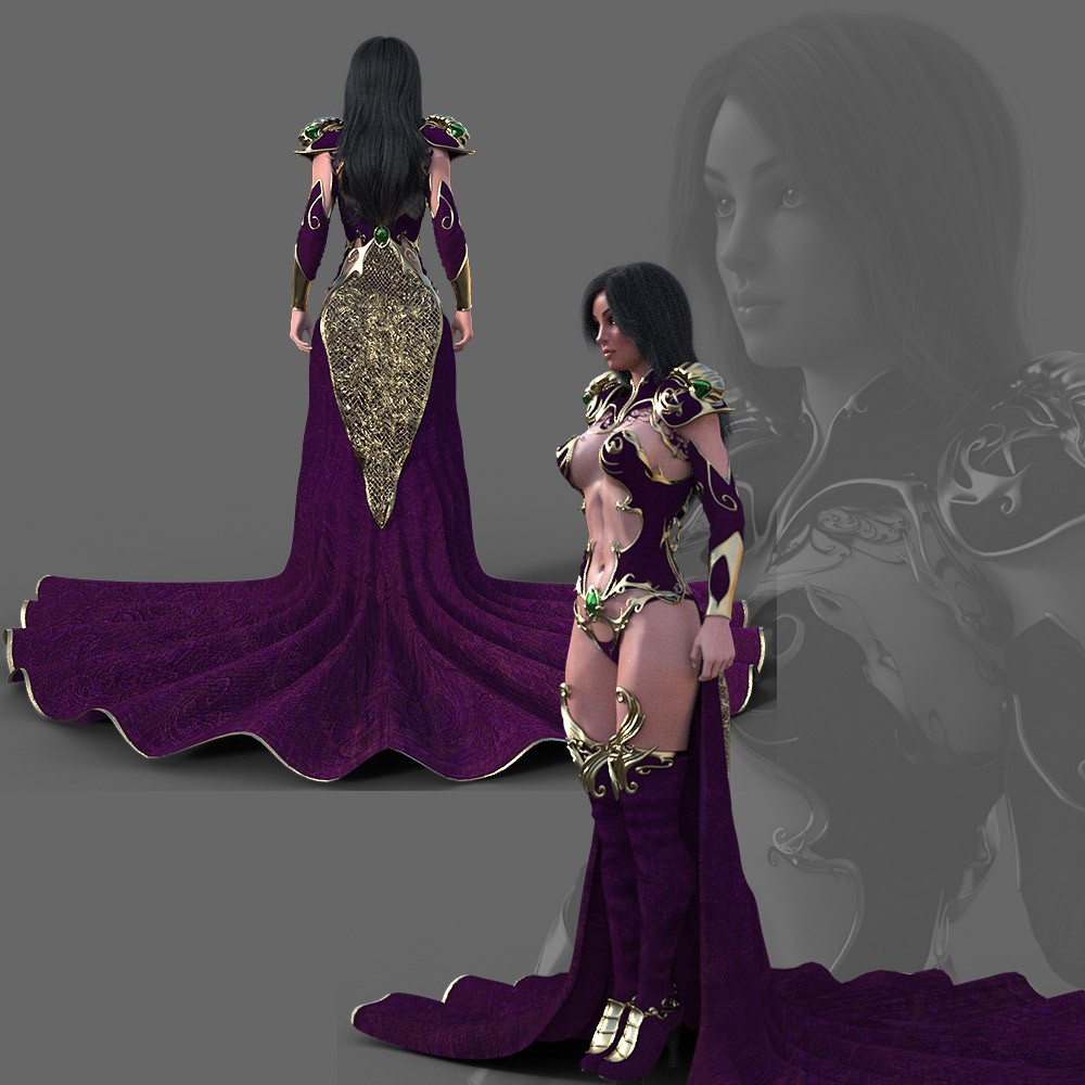 Purple Esmeralda for G8F by N/A