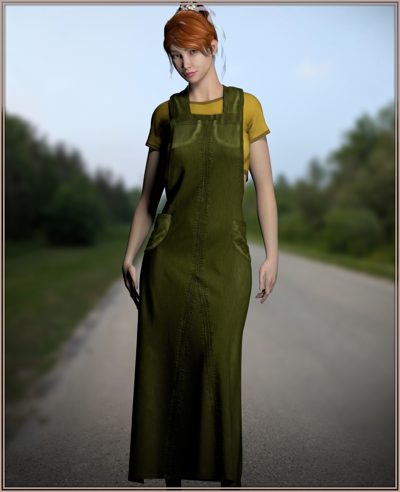 Dynamic Dungaree Maxi for La Femme 2 by N/A