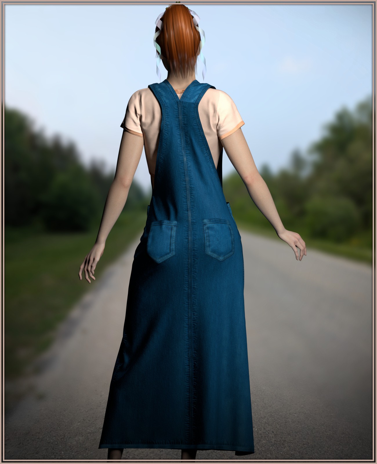 Dynamic Dungaree Maxi for La Femme 2 by N/A