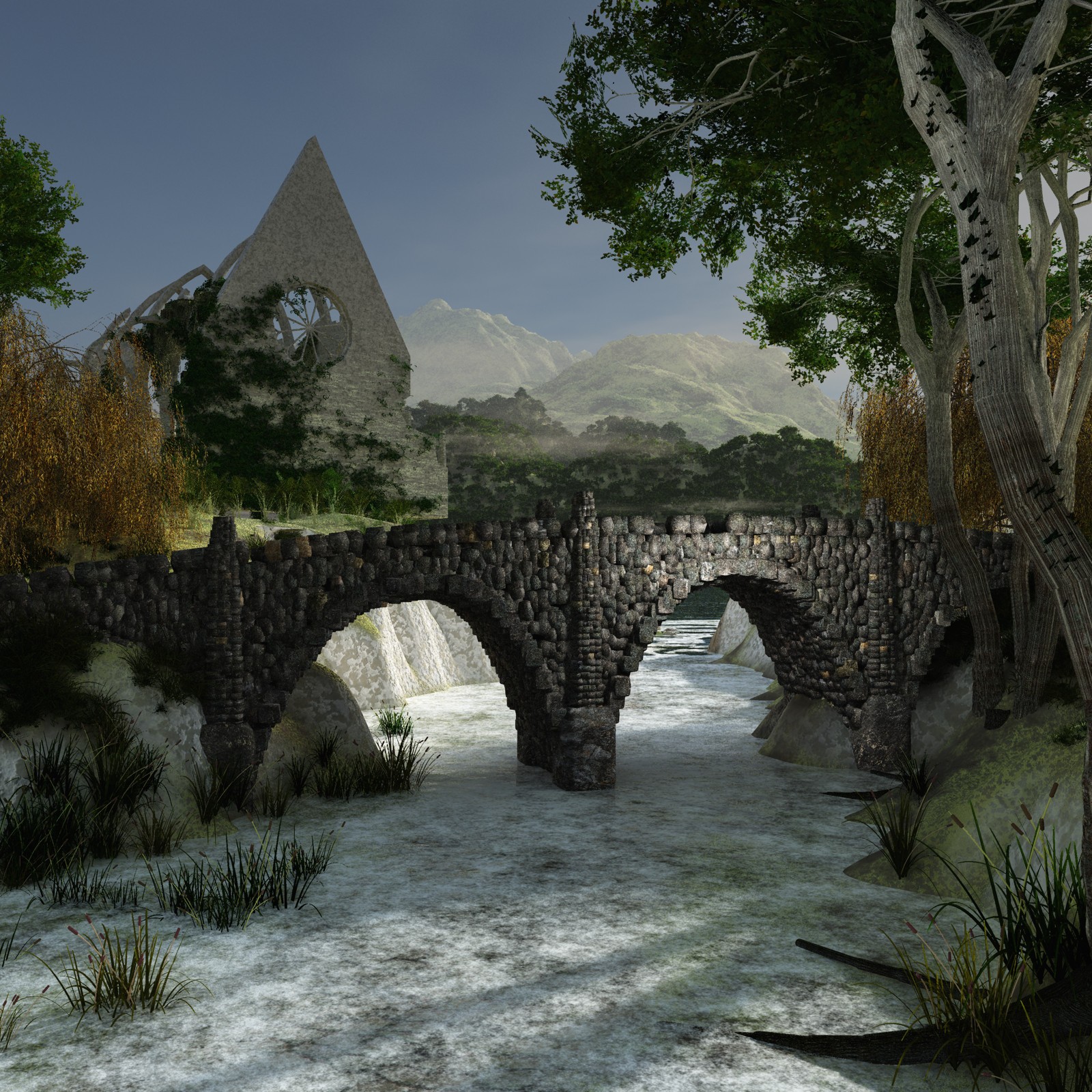 EVERYPlant Stone Arch Bridge for Vue by N/A