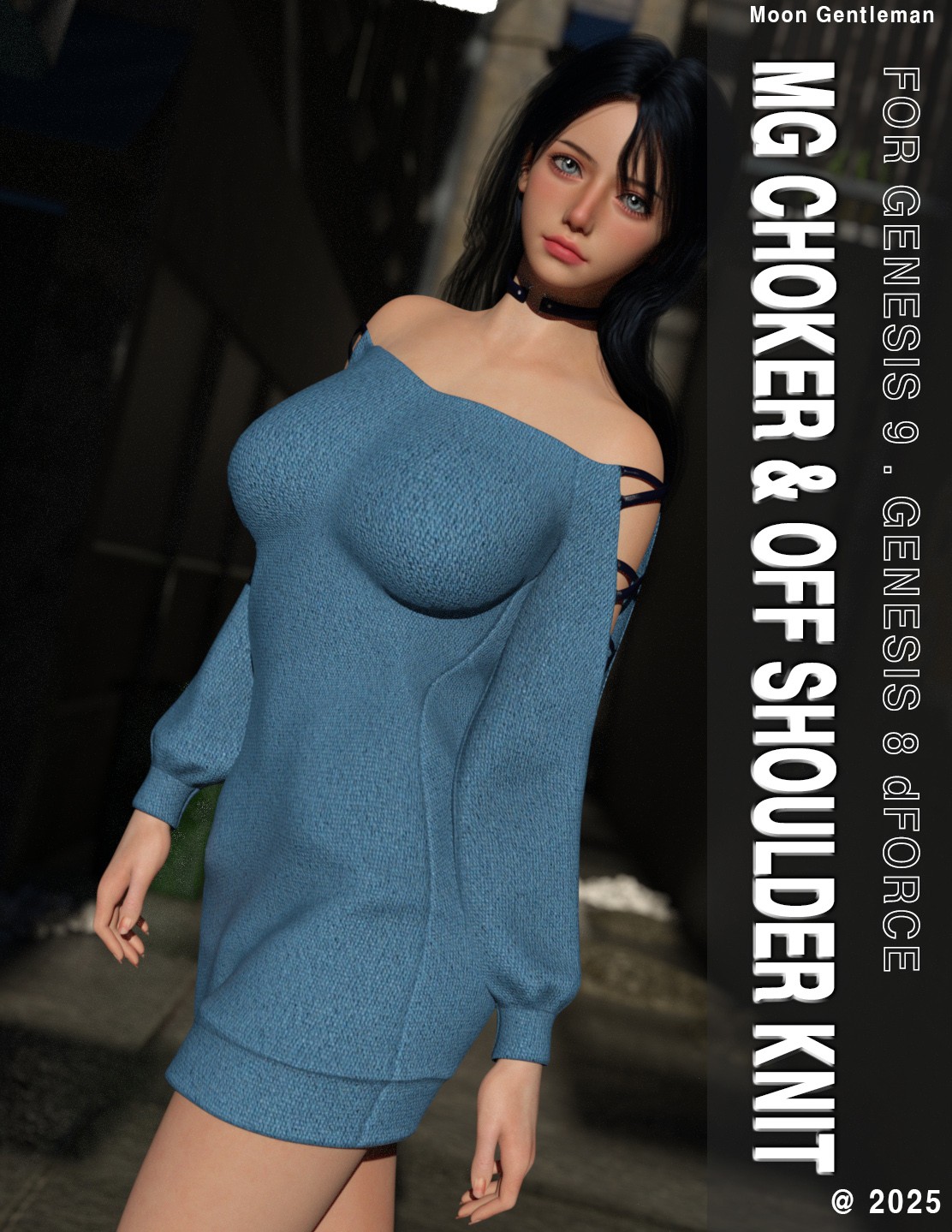 MG-Choker &  Off Shoulder Knit G9 G8F dForce by N/A