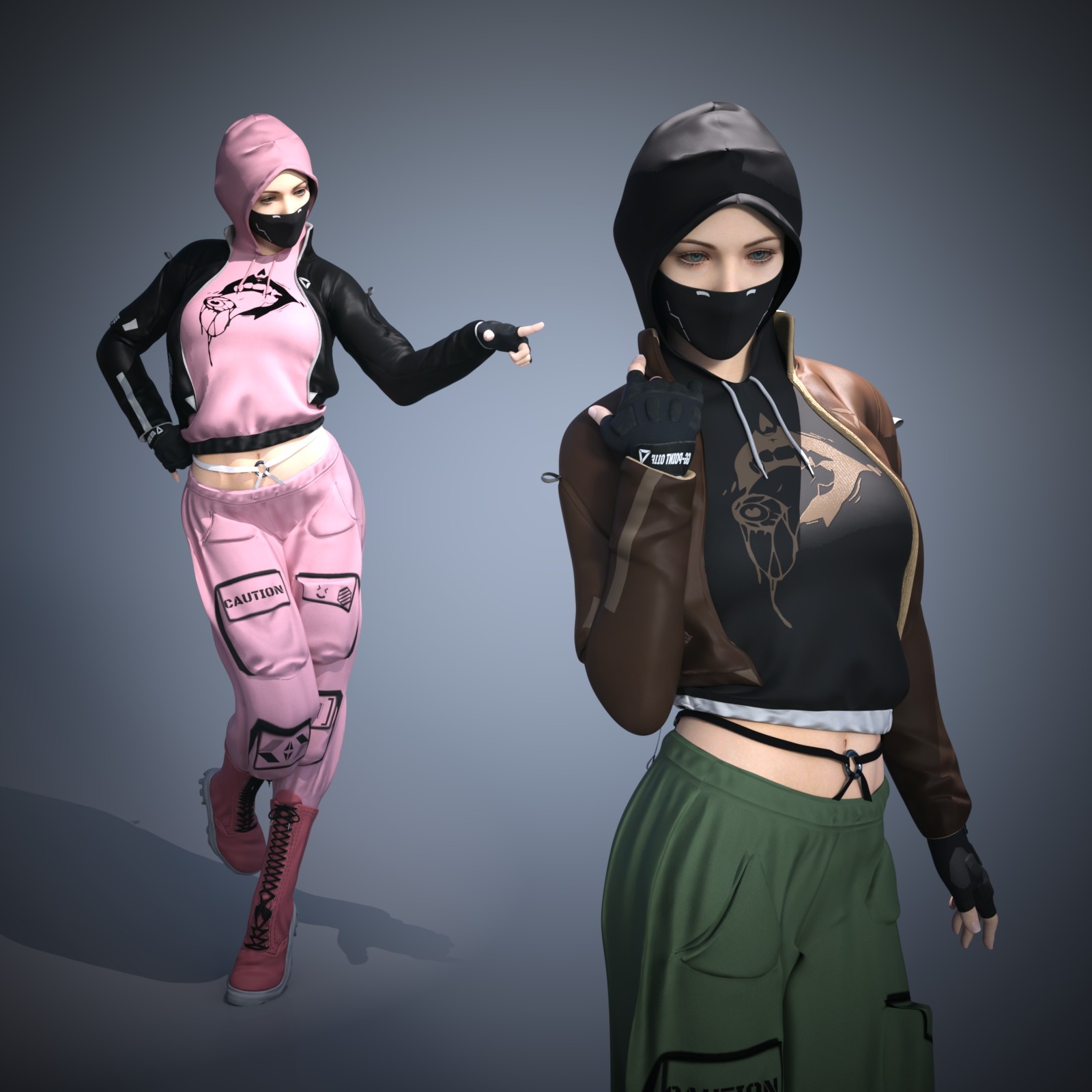Soft Urban Outfit Genesis 8.1 Female by N/A