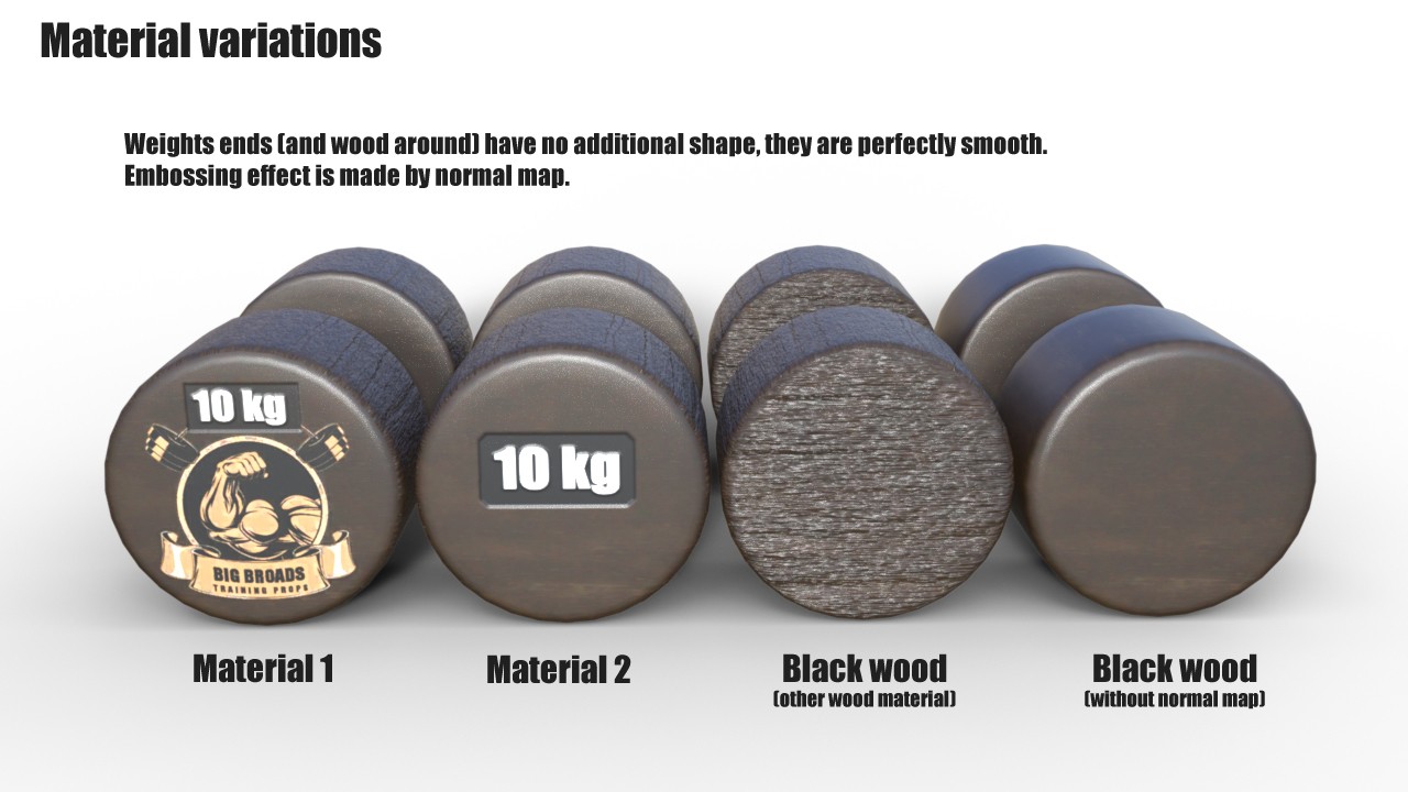Wooden weights by N/A
