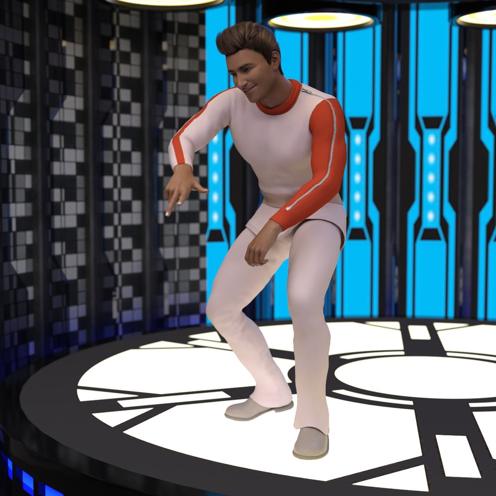 Moonbase Alpha Uniform for G8.1M for DAZ Studio by N/A