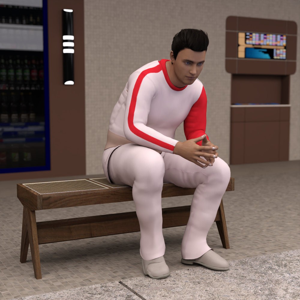 Moonbase Alpha Uniform for G8.1M for DAZ Studio by N/A