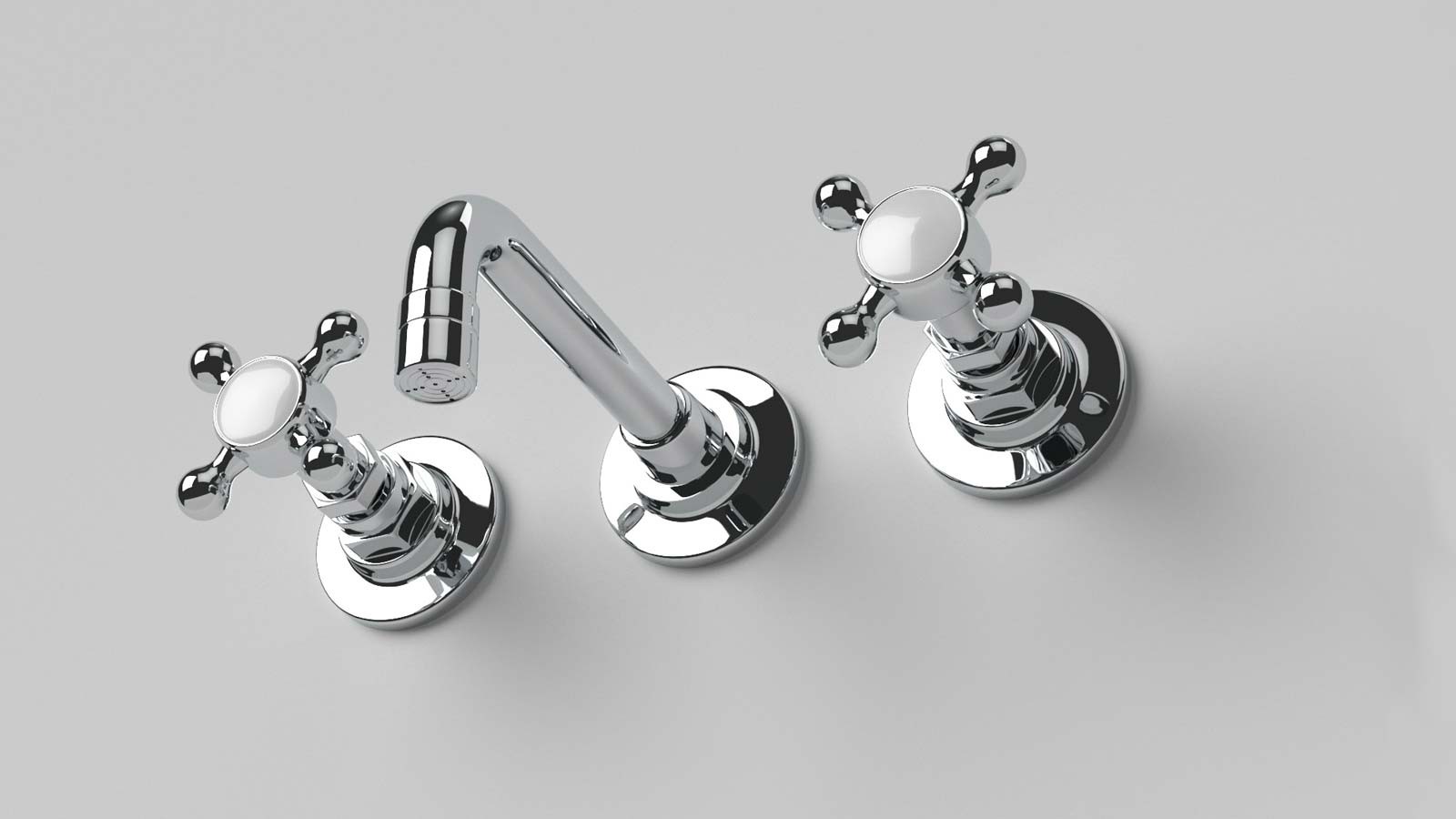 Wall-Mount Faucet - Ultra HD 3D Model by N/A