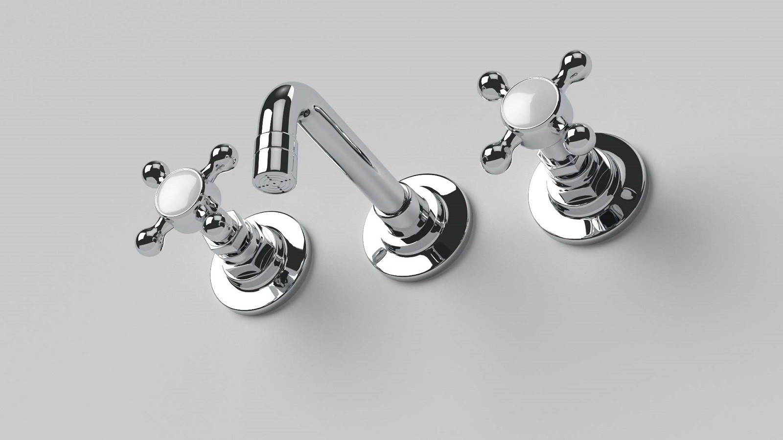 Wall-Mount Faucet - Ultra HD 3D Model by N/A
