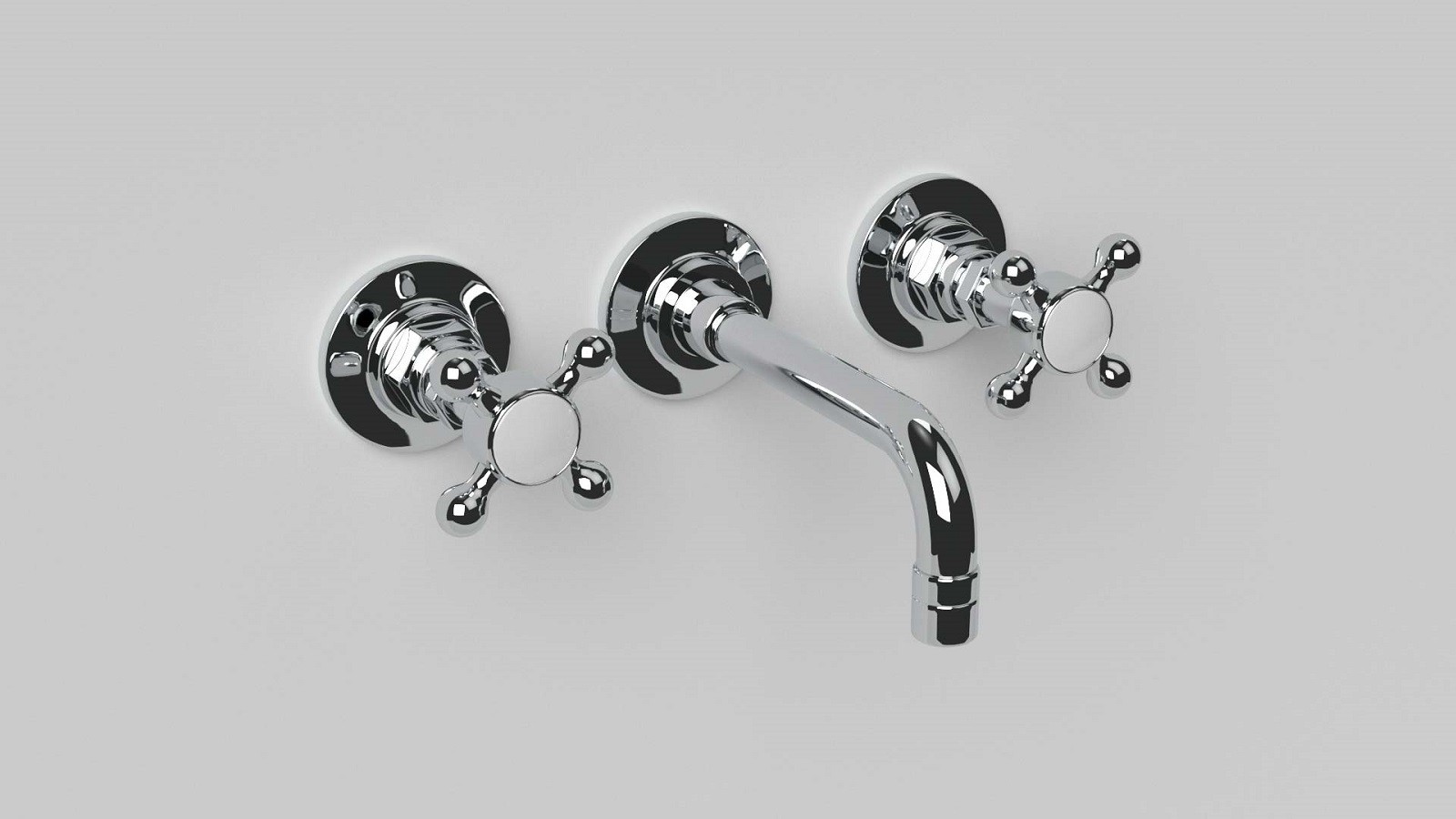 Wall-Mount Faucet - Ultra HD 3D Model by N/A
