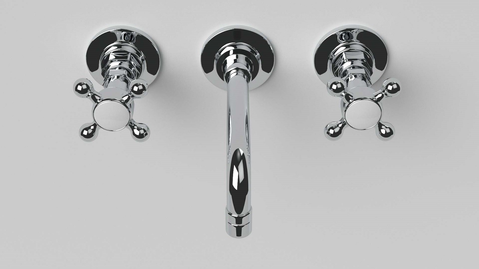 Wall-Mount Faucet - Ultra HD 3D Model by N/A