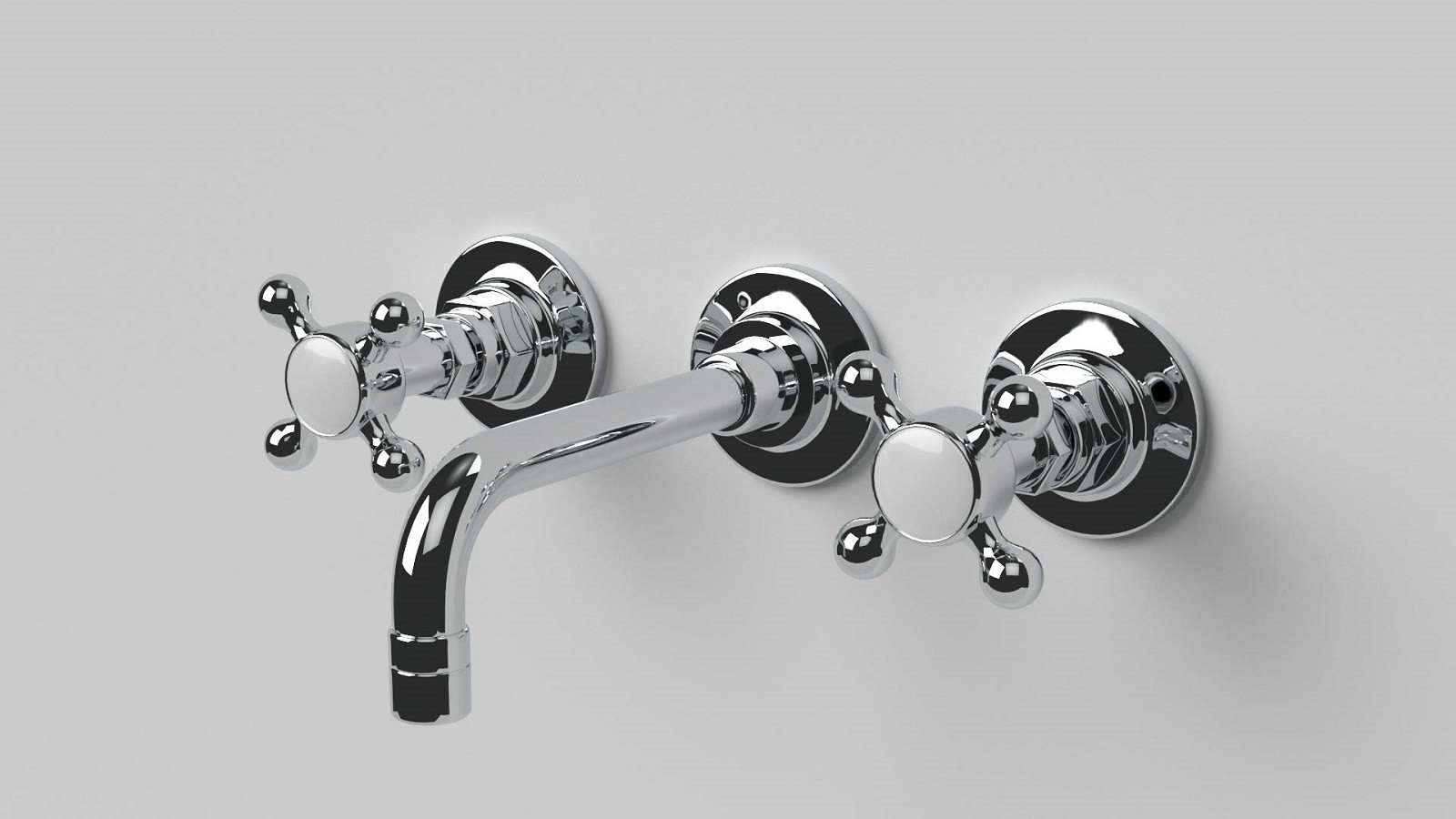 Wall-Mount Faucet - Ultra HD 3D Model by N/A