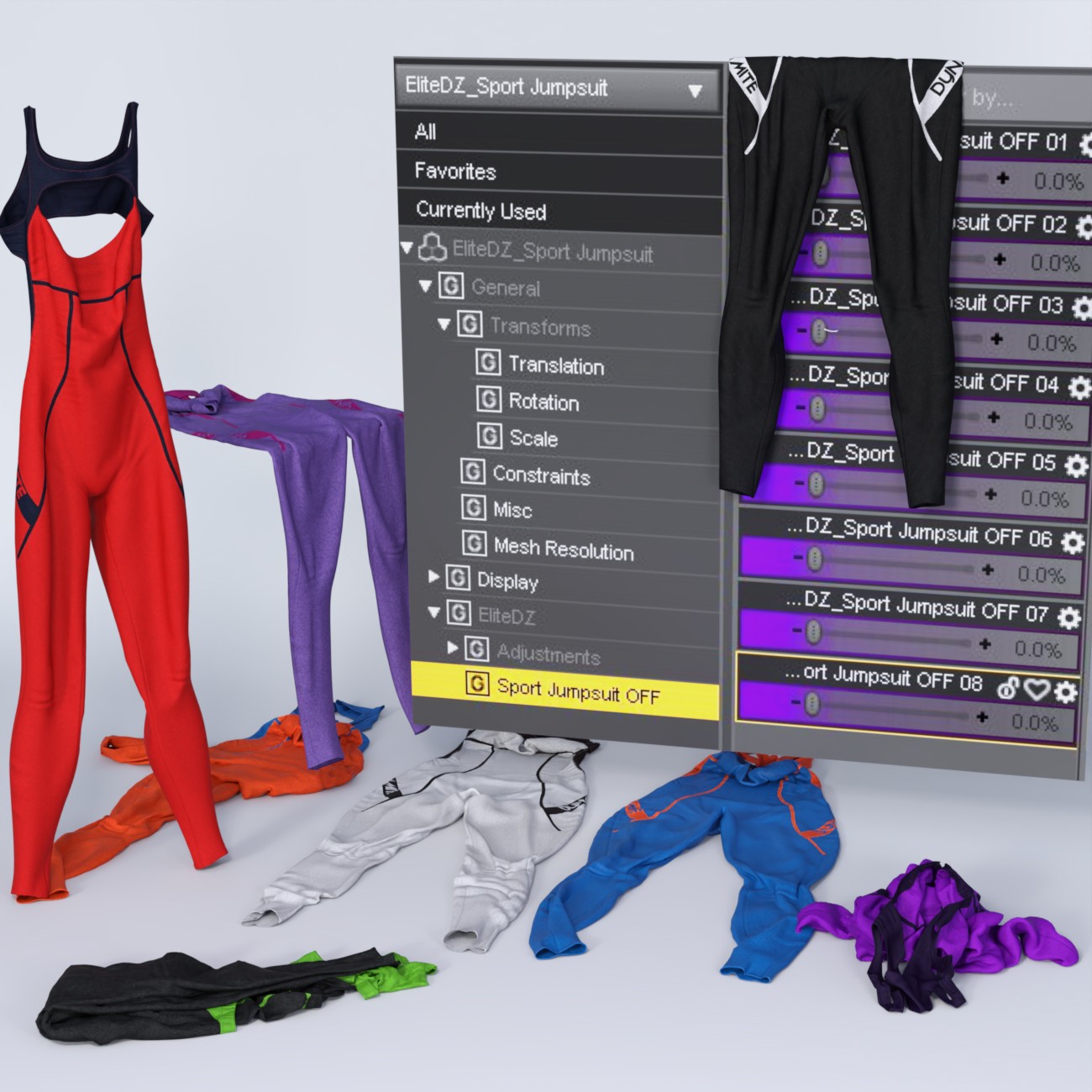EliteDZ_Sport Jumpsuit for G8F by N/A