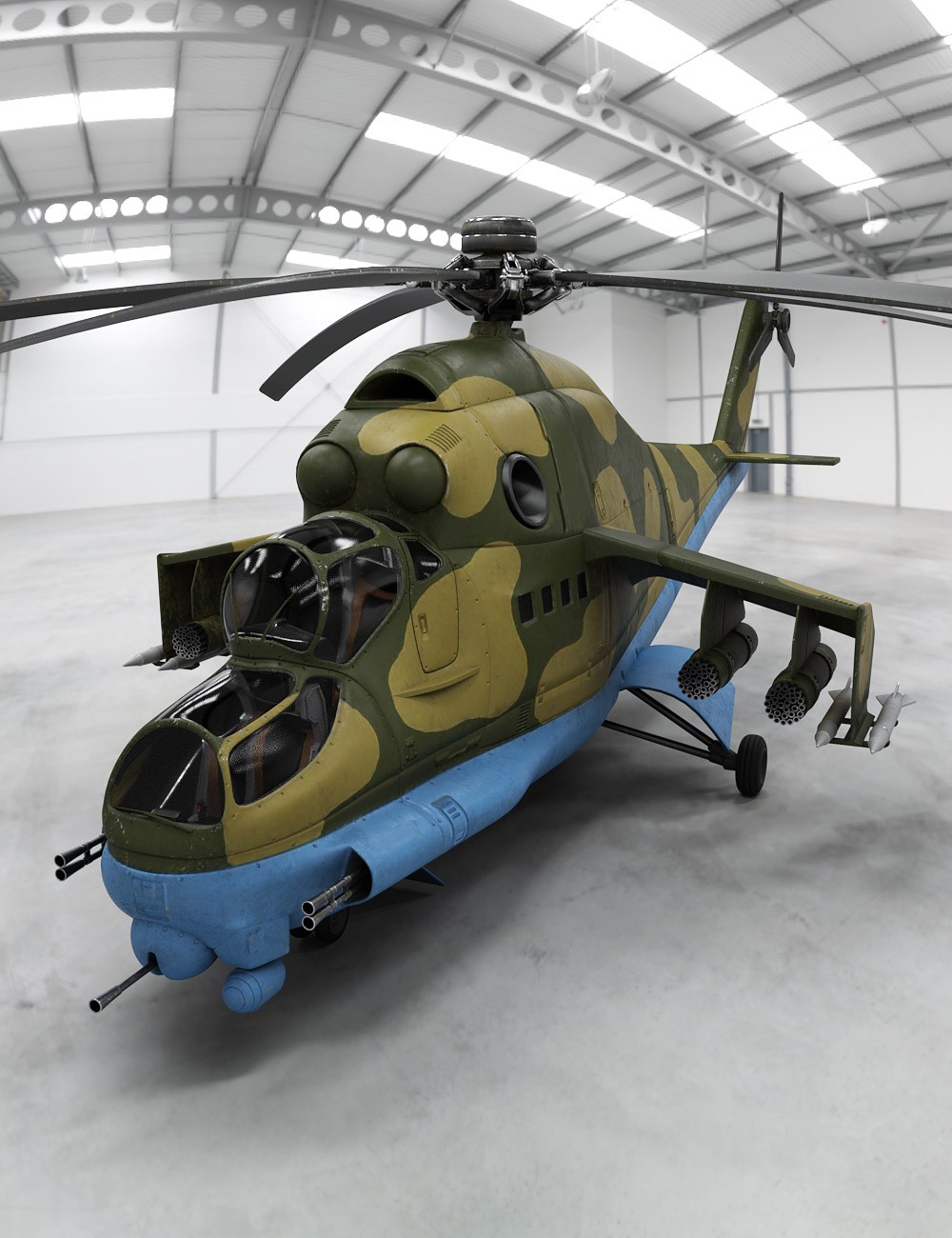 Soviet Helicopter for Daz Studio by N/A