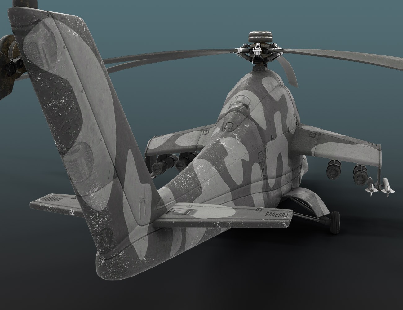Soviet Helicopter for Daz Studio by N/A