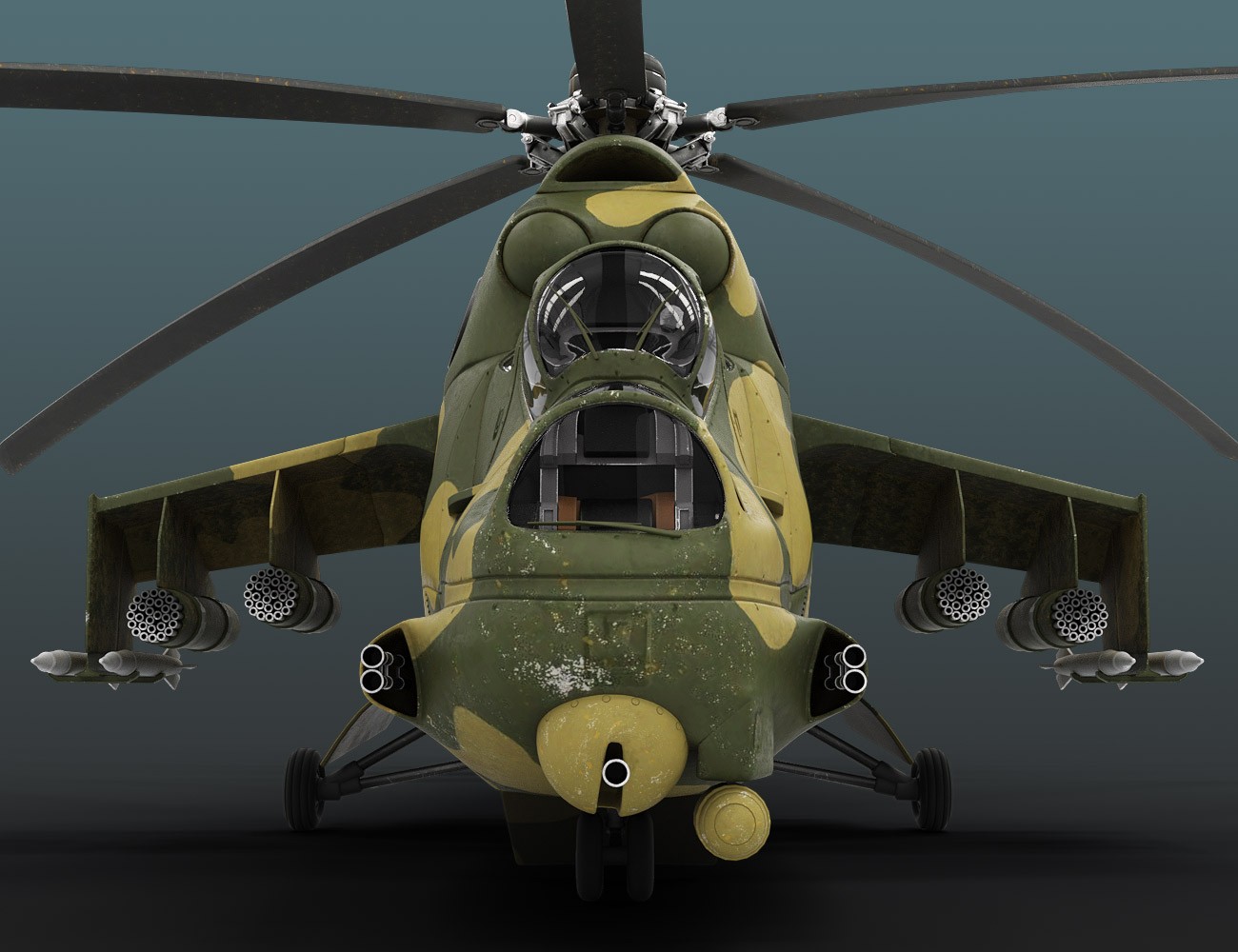 Soviet Helicopter for Daz Studio by N/A