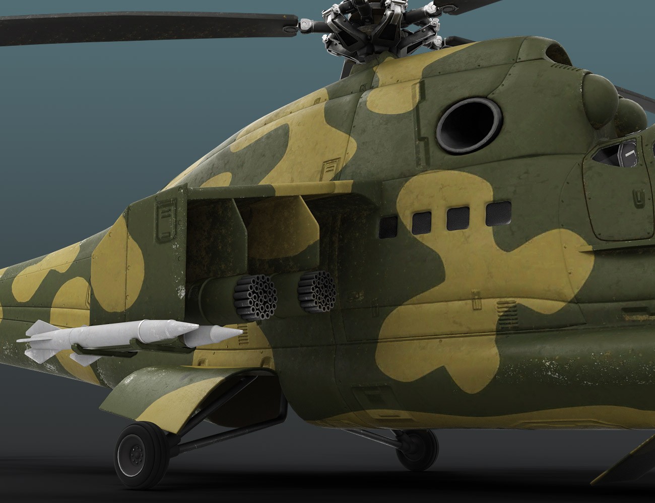 Soviet Helicopter for Daz Studio by N/A